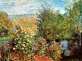 Claude Monet Stiller Winkel im Garten von Montgeron painting